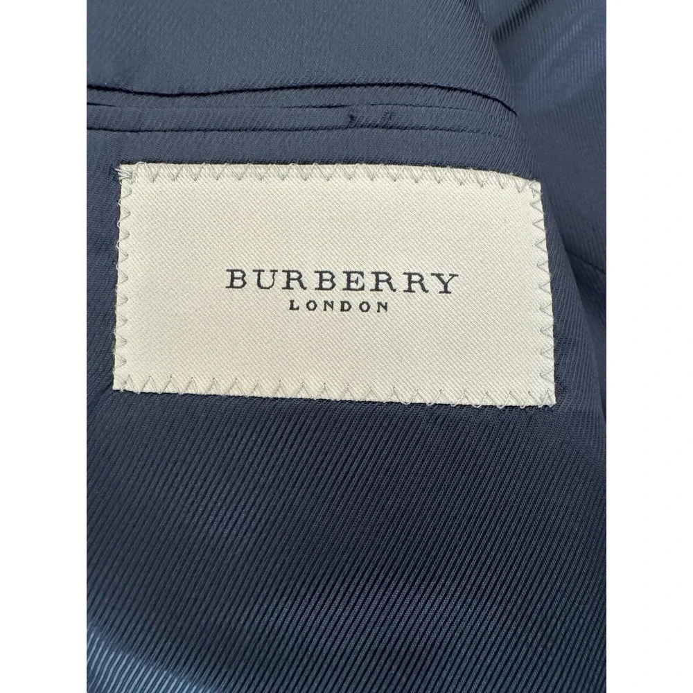 Burberry -‎ Navy Wool And Cashmere Men's Sport Blazer Size 40